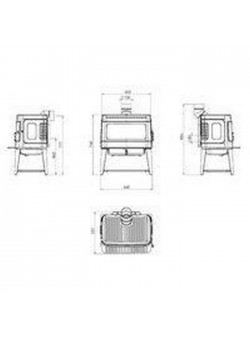 Печь-камин Plamen AUTHENTIC 50
