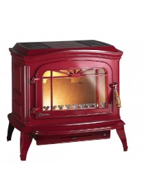 Чугунная печь Invicta Bradford красная эмаль