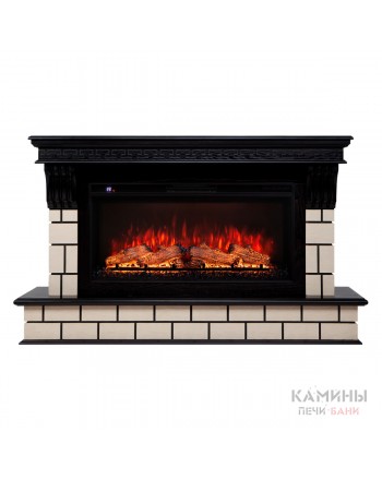 Электрокамин Stone 36 WT с очагом Joker 36
