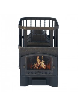 Печь Сибирь-24 с каминной дверцей