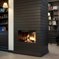 Каминная топка Luna 850 DH Diamond Plus