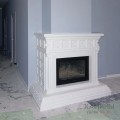 Каминная топка Экокамин Альфа 800 B в облицовке изразцами коллекции Венская. Каминная топка Экокамин Альфа 800 B в облицовке изразцами коллекции Венская.