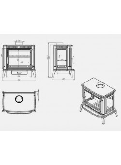 Печь Nordflam Brema