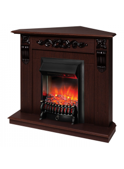 Электрокамин RealFlame Dominica Corner DN c очагом Fobos Lux Black RC