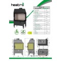 Каминная топка Heatro 55P black