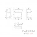 Каминная топка Kratki Amelia/PW/BL/24/BS/W/Deco Каминная топка Kratki Amelia/PW/BL/24/BS/W/Deco