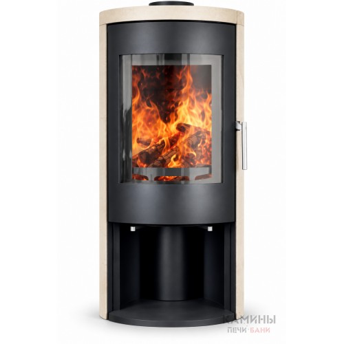 Дровяная печь-камин Ember H1 Limestone