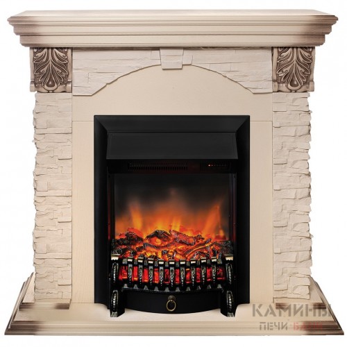 Электрокамин Dublin WT с очагом Fobos Lux RC Электрокамин Dublin WT с очагом Fobos Lux RC