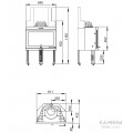 Каминная топка Jotul I 400 Flat BP