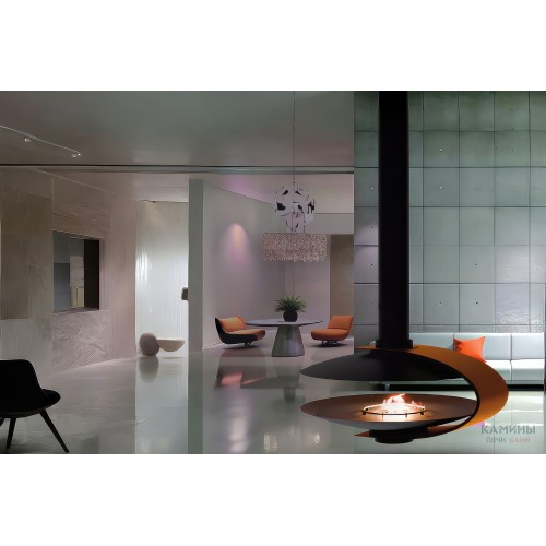 Центральный подвесной дизайнерский камин AVES 25 НОВАРА Центральный подвесной дизайнерский камин AVES 25 НОВАРА