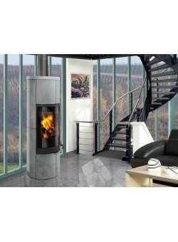 Печь-камин Romotop стальная Soria 02 камень