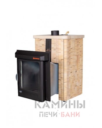 Печь Ферингер Квадра "Окаменевшее дерево" наборный