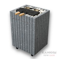 Паротермальная печь ФутуРус 2.0 Cерпентинит Бархат