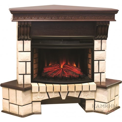 Электрокамин RealFlame Stone New Corner 25 AO с FireField 25 SIR Электрокамин RealFlame Stone New Corner 25 AO с FireField 25 SIR