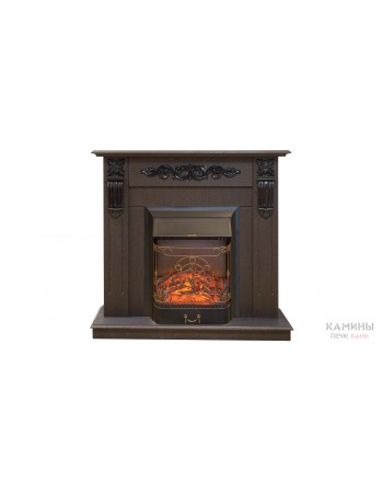 Электрокамин Dominica DN с очагом Majestic Lux Black RC