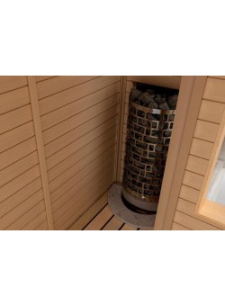 Печь для бани SAWO Aries Пристенная 12 кВт встроенный блок