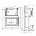 Каминная топка Cheminees Philippe 702 2V Etanche PR Каминная топка Cheminees Philippe 702 2V Etanche PR