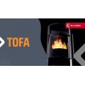 Стальная дровяная печь TOFA/BLACK