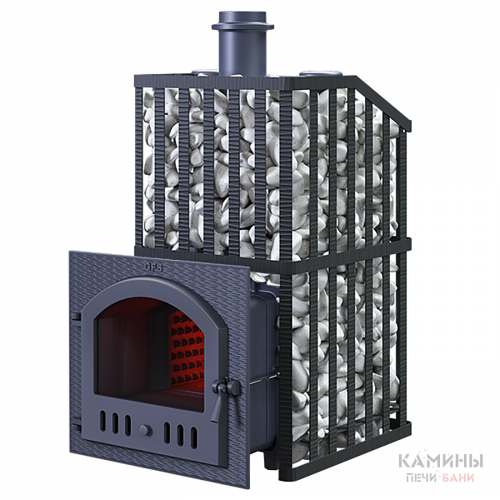 Печь для бани GFS Гефест ЗК Ураган 40 (М) чугун