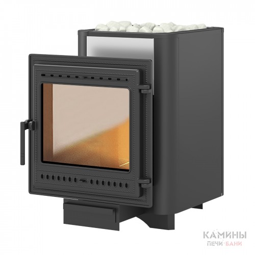 Печь для бани Сенсация 22 Антрацит (505) из чугуна