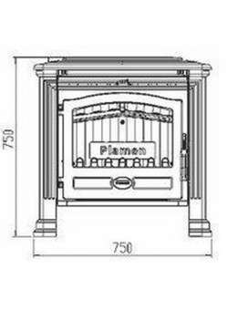 Печь-камин Plamen TENA
