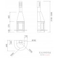 Дровяной камин Traforart Arlet Frontal