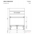 Каминная топка Hoxter UKA 37/95/37/57h
