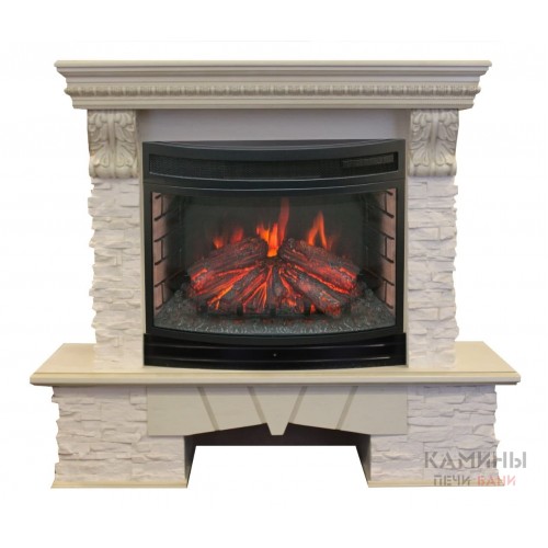 Электрокамин RealFlame Rockland LUX 25 WT с FireField 25 SIR Электрокамин RealFlame Rockland LUX 25 WT с FireField 25 SIR