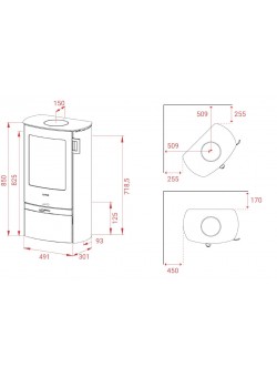 Печь-камин Lotus Jubilee 15