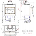 Топка-камин Brunner BKH 5.0 flat 42-66 DT Топка-камин Brunner BKH 5.0 flat 42-66 DT