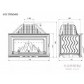 Каминная топка KAWMET W15 STANDARD 18 кВт