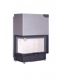 Каминная топка ДЕЛЬТА 1000 L два стекла левая принтинг