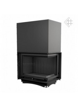 Каминная топка Kratki Amelia/P/BS/G (угловое стекло справа, гильотина)