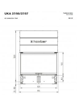 Каминная топка Hoxter UKA 37/95/37/57h