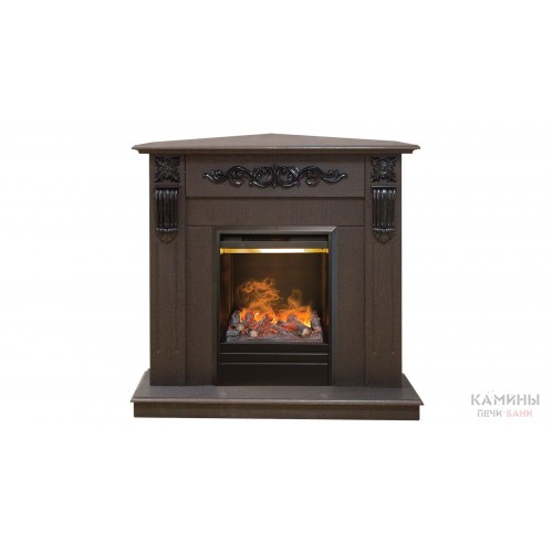 Электрокамин Dominica Corner DN c очагом 3D Olympic