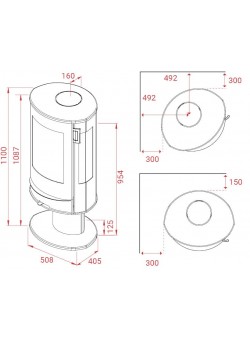 Печь-камин Lotus LIVA 7 G