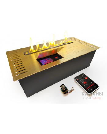 Автоматический биокамин ZeFire М 600 латунный с ДУ (ZeFire)