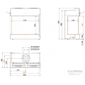 Газовый камин BRUNNER Eck 54/81/32