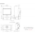 Каминная топка Romotop HEAT 2g 59.44.13 с прямым одинарным стеклом Каминная топка Romotop HEAT 2g 59.44.13 с прямым одинарным стеклом