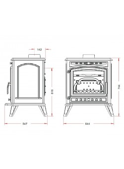 Чугунная печь Invicta Altea