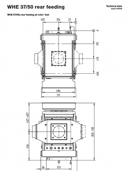 Топка Hoxter WHE 37/50aWTR с водным контуром