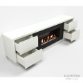 Тумба с биокамином Firelight BFP/P-1700 lux белая