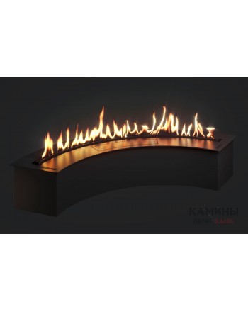 Автоматический топливный блок / биокамин радиусный (стандарт)