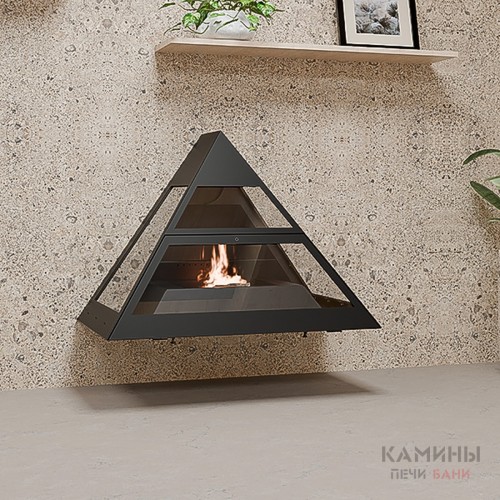 Дровяной камин Traforart Admeto Frontal Suspended Rear Smoke Outlet