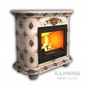 Изразцовый камин Прованс КимрПечь пристенный Роспись Изразцовый камин Прованс КимрПечь пристенный Роспись