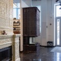 Современный камин в облицовке коллекции Луна и топкой Spartherm Linear 4S Arte.
