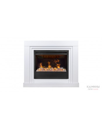 Электрокамин Stanley 26 WT с очагом Helios 26 SBG 3D