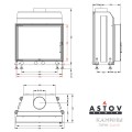 Каминная топка АСТОВ МЛ 700
