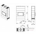 Каминная топка Jydepejsen Sigma Duplex Titan Каминная топка Jydepejsen Sigma Duplex Titan