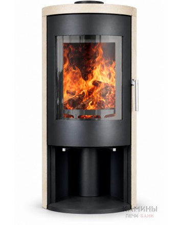 Дровяная печь-камин Ember H1 Limestone